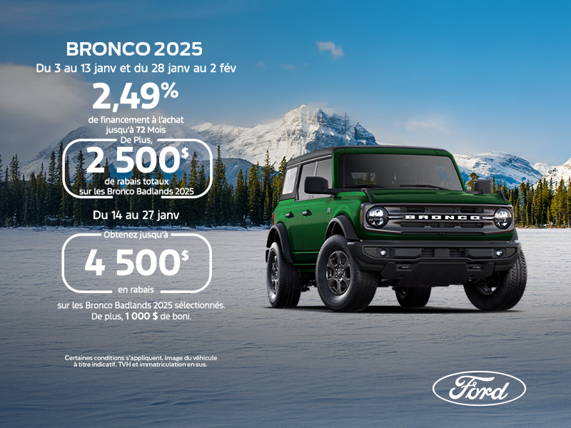 Ford Bronco 2025