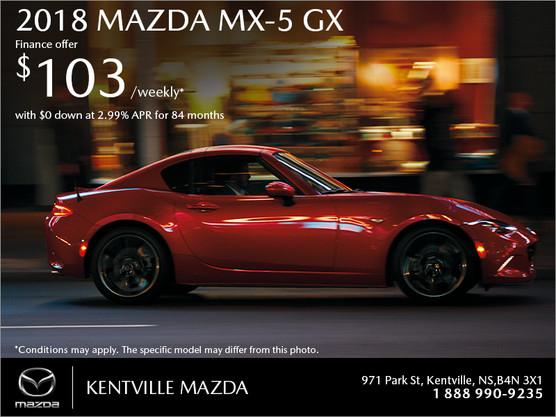 Get the 2018 Mazda MX-5 Today!