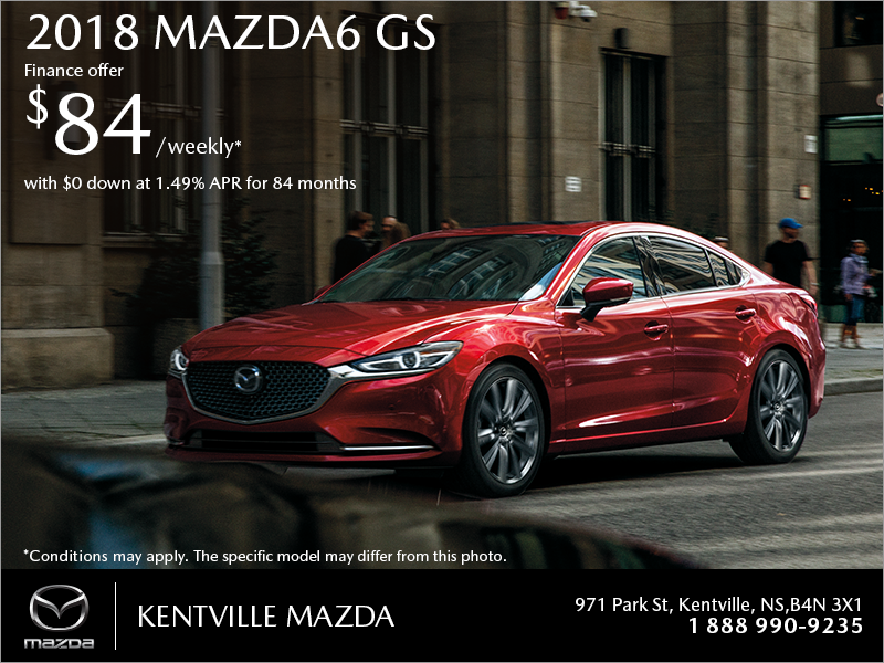 Get the 2018 Mazda6 Today!