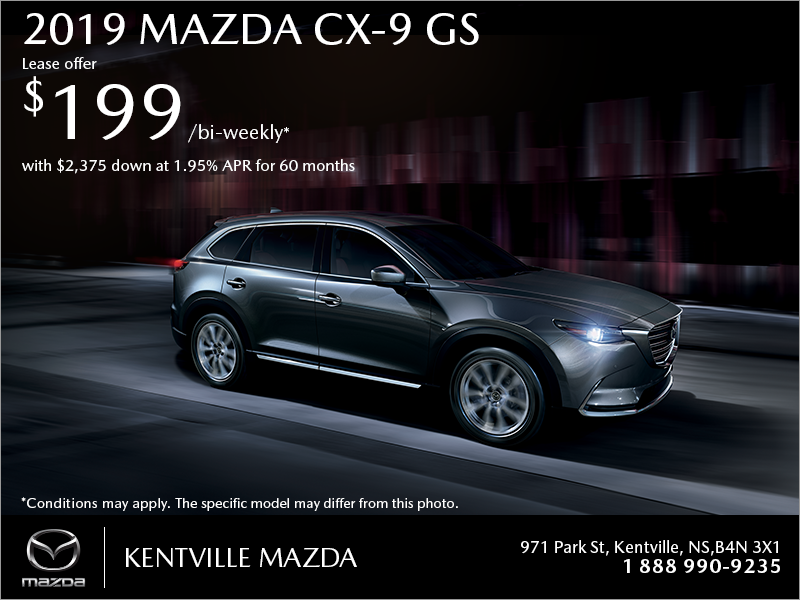 Get the 2019 Mazda CX-9 Today!