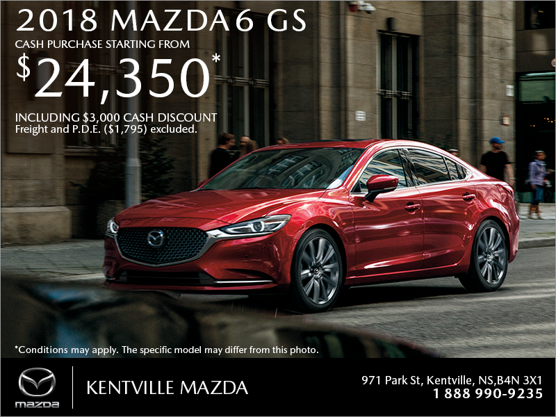 Get the 2018 Mazda6 Today!