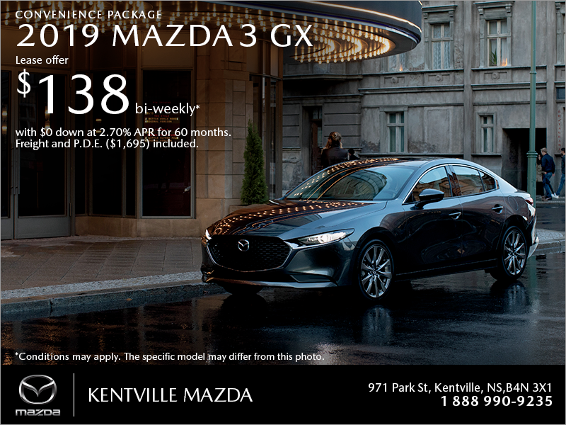 Get the 2019 Mazda3 Today!