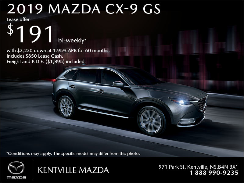 Get the 2019 Mazda CX-9 Today!