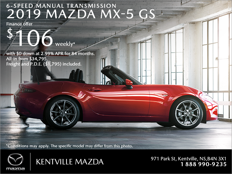 Get the 2019 Mazda MX-5 Today!