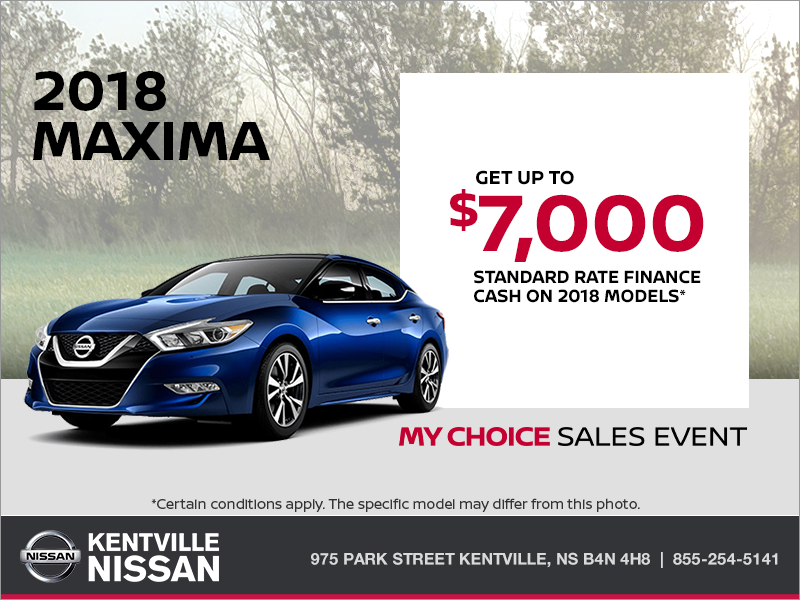 Get the 2018 Nissan Maxima Today!