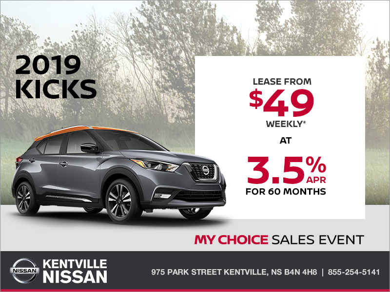 Get the 2019 Nissan Kicks Today!