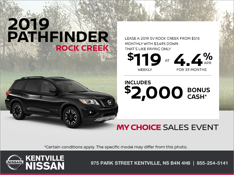 Get the 2019 Nissan Pathfinder Today!
