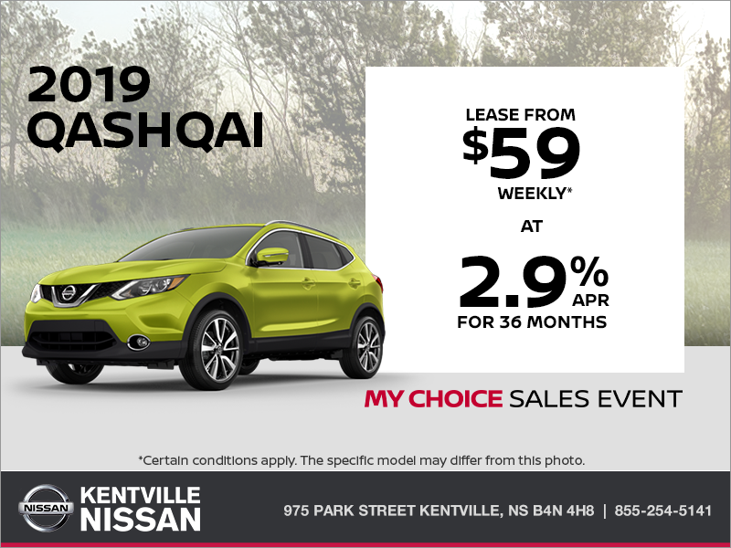 Get the 2019 Nissan Qashqai Today!
