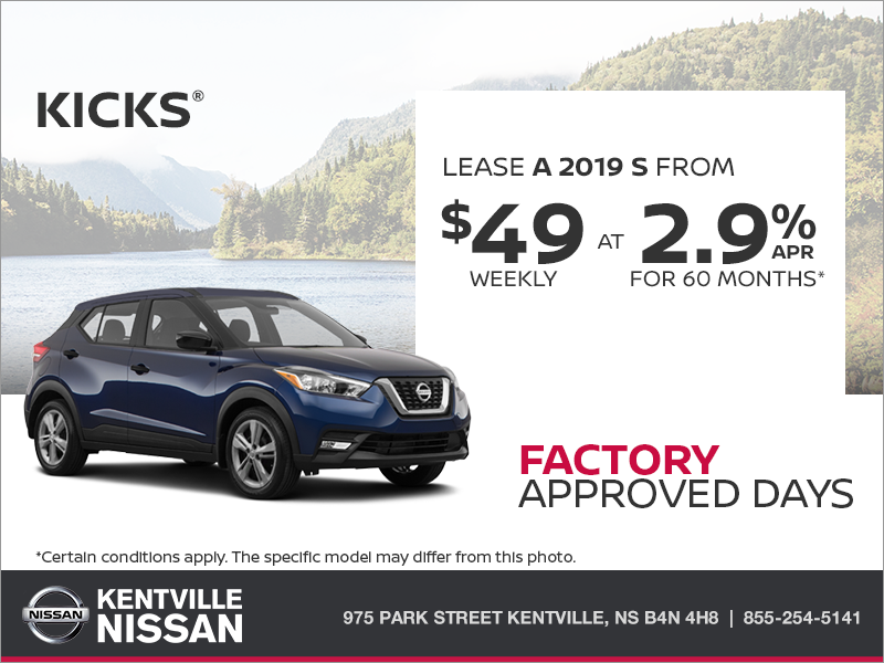Get the 2019 Nissan Kicks Today!