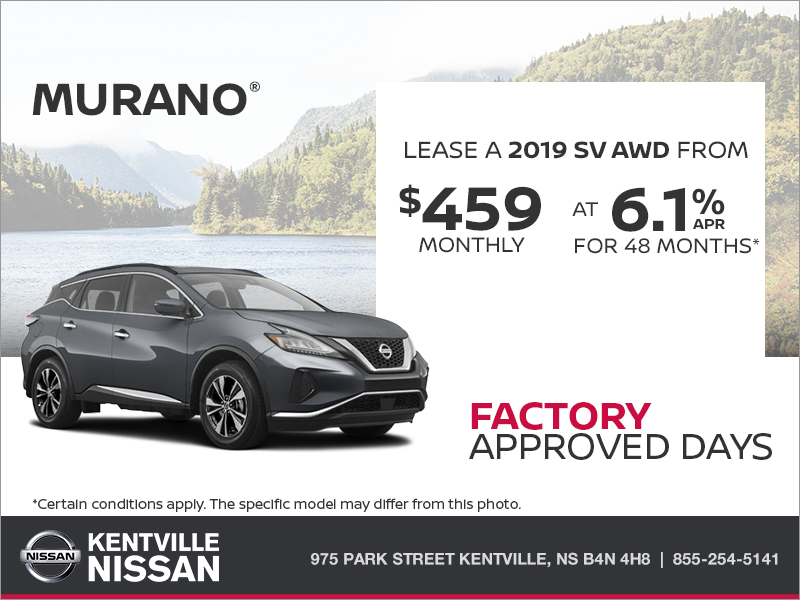 Get the 2019 Murano Today!