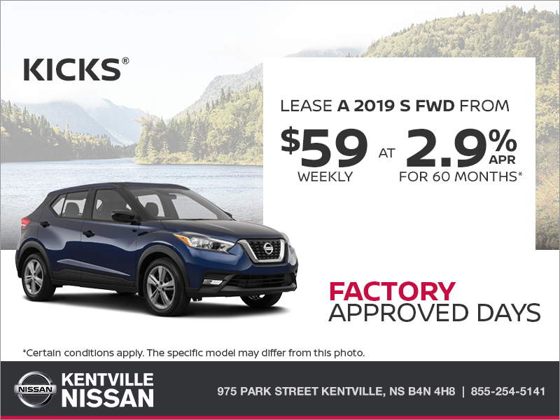 Get the 2019 Nissan Kicks Today!