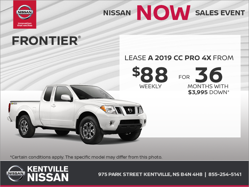 Get the 2019 Nissan Frontier Today!