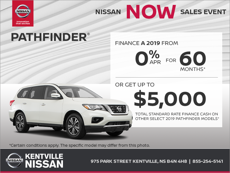 Get the 2019 Nissan Pathfinder Today!