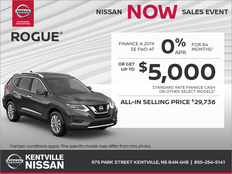 Get the 2019 Nissan Rogue Today!