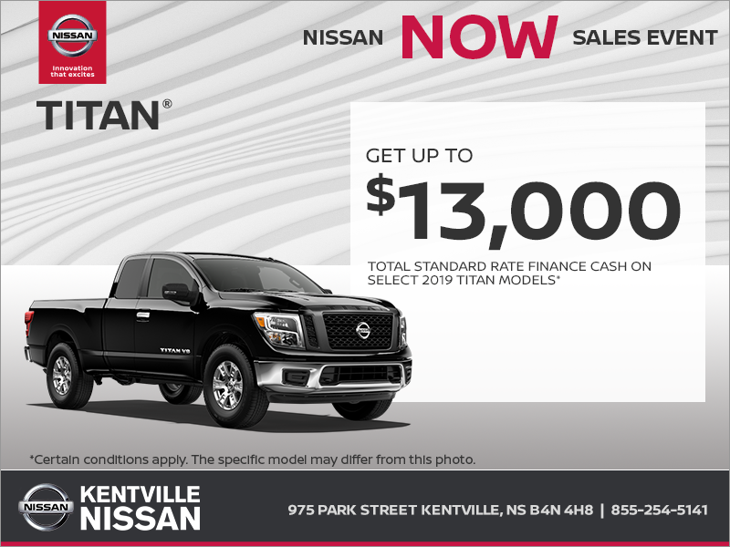 Get the 2019 Nissan Titan Today!