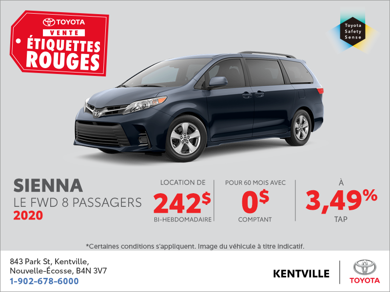Toyota Sienna 2020