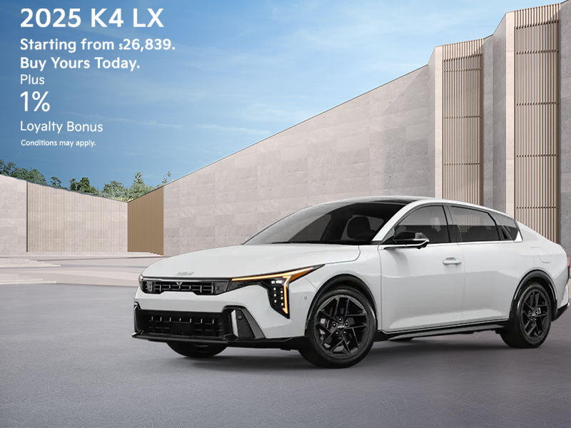 Get the 2025 Kia K4 !