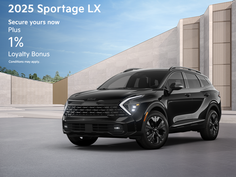 Get the 2025 Kia Sportage!