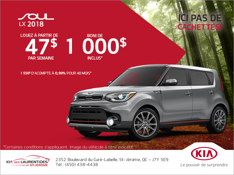 Le Kia Soul 2018