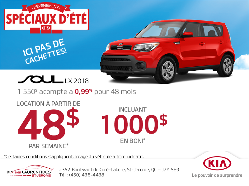 Le Kia Soul 2018