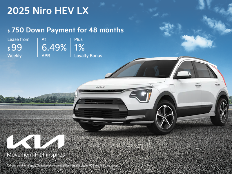Get the 2025 Kia Niro HEV!