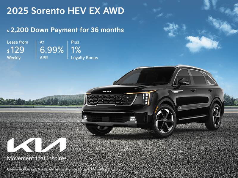 Get the 2025 Kia Sorento!