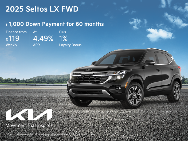 Get the 2025 Kia Seltos!