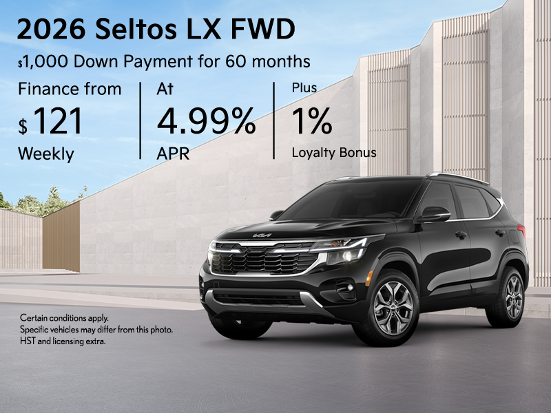 Get the 2026 Kia Seltos!