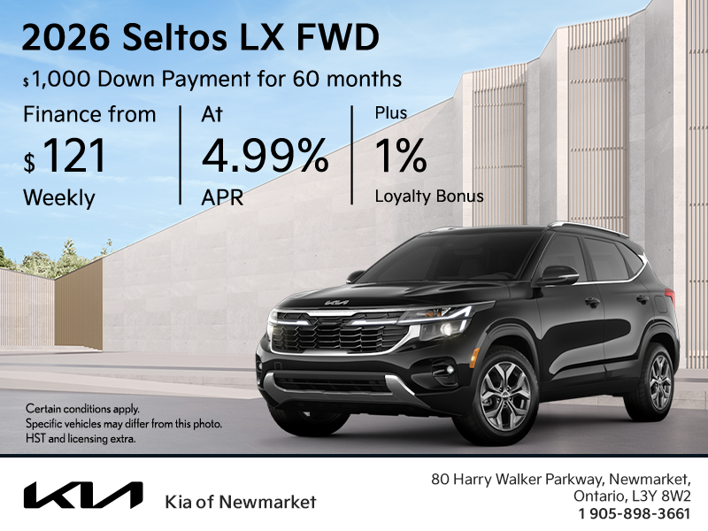 Get the 2026 Kia Seltos!
