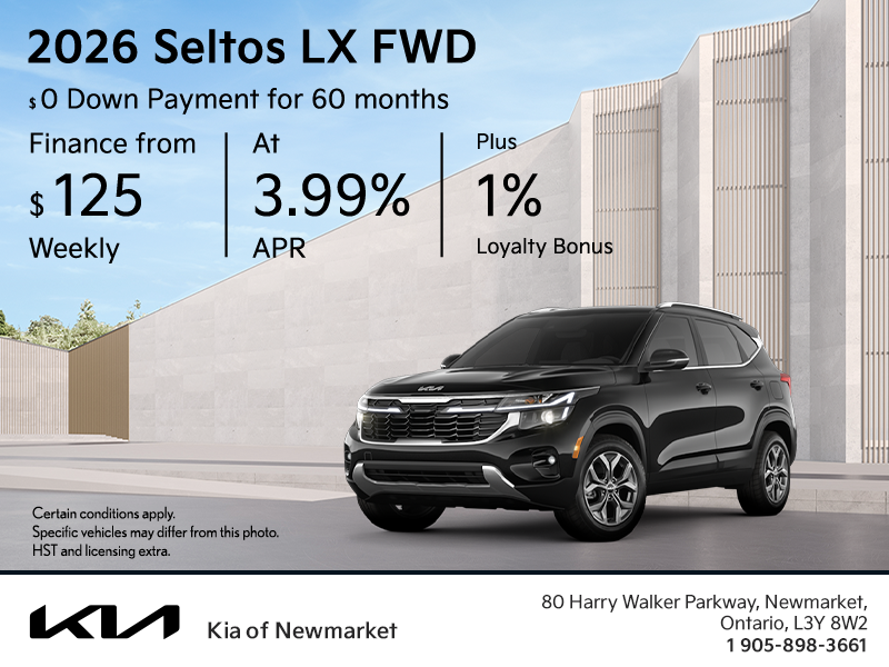 Get the 2026 Kia Seltos!