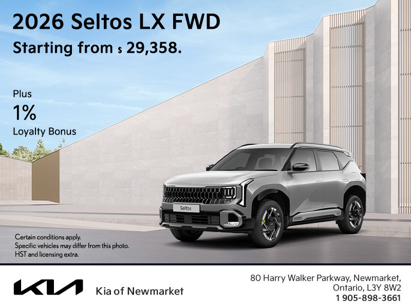 Get the 2026 Kia Seltos!