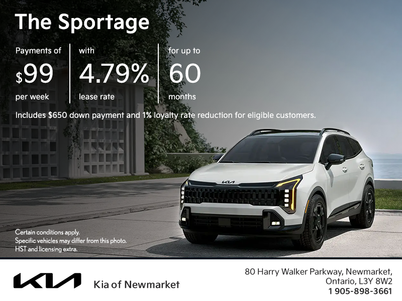 Get the 2026 Kia Sportage!