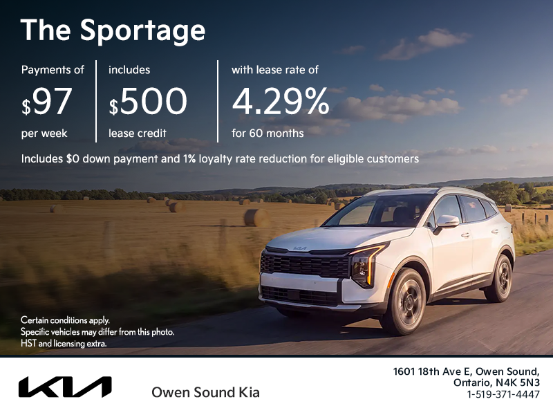 Get the 2026 Kia Sportage!