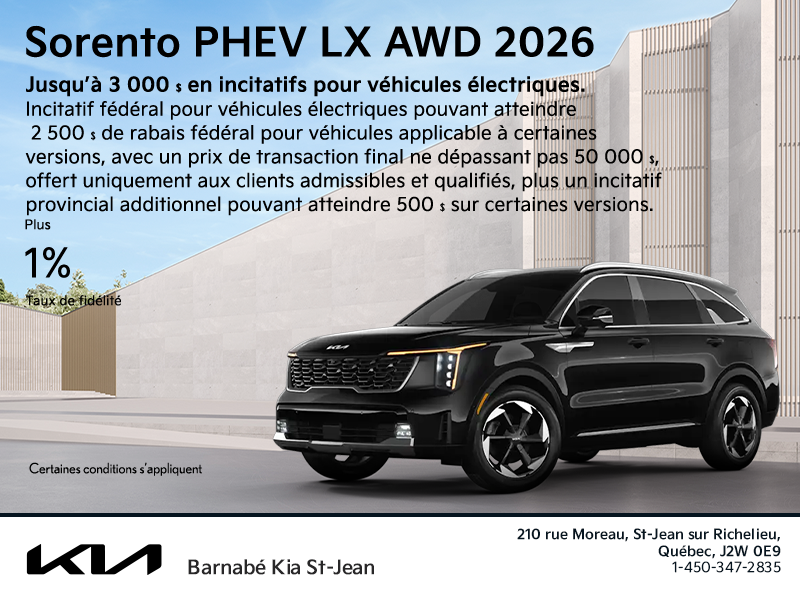 Le Kia Sorento 2026!