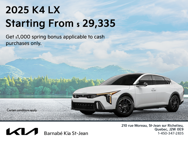 2025 Kia K4 LX