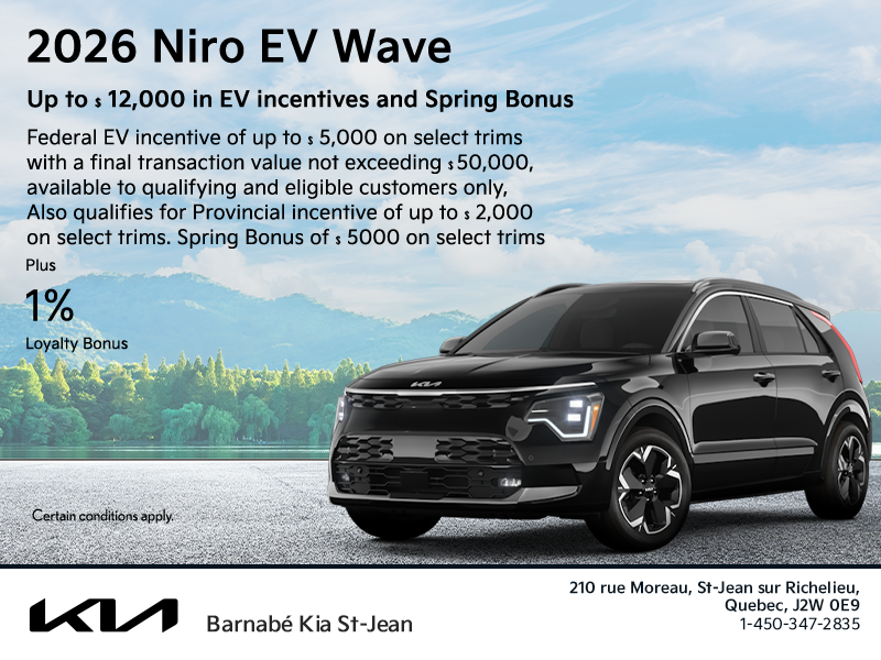 Kia 2026 Niro EV Wave