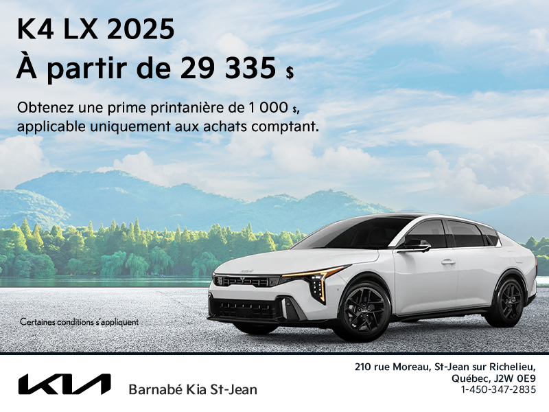 Kia K4 LX 2025