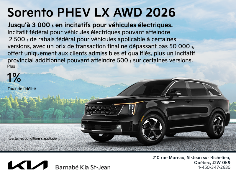 Kia Sorento PHEV 2026
