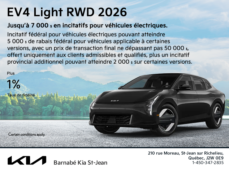 La Kia EV4 2026!