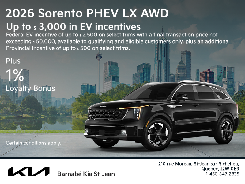 Kia 2026 Sorento PHEV