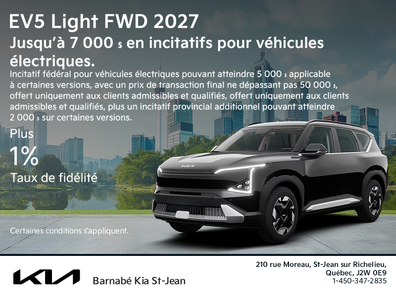 Kia EV5 Light FWD 2027