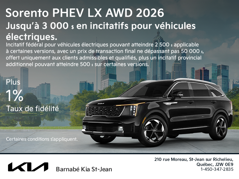 Kia Sorento PHEV 2026