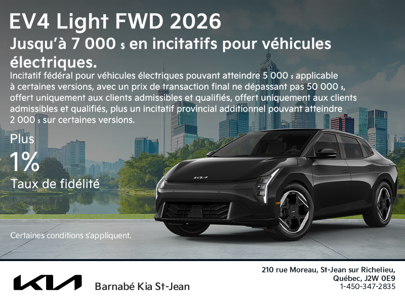 La Kia EV4 2026!