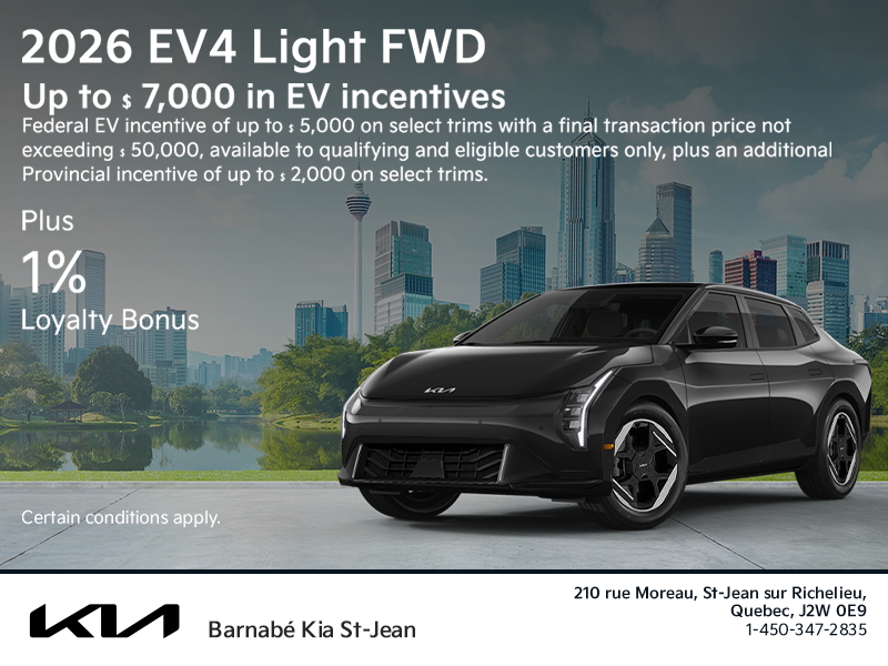 Get the 2026 Kia EV4!