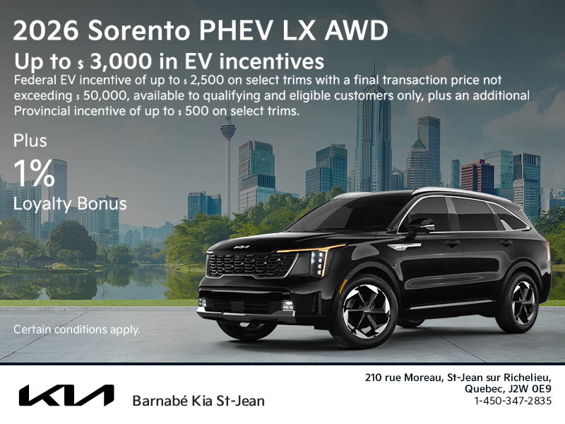 Kia 2026 Sorento PHEV