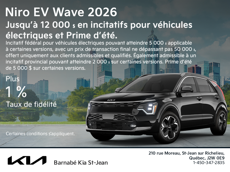 Kia Niro EV Wave 2026