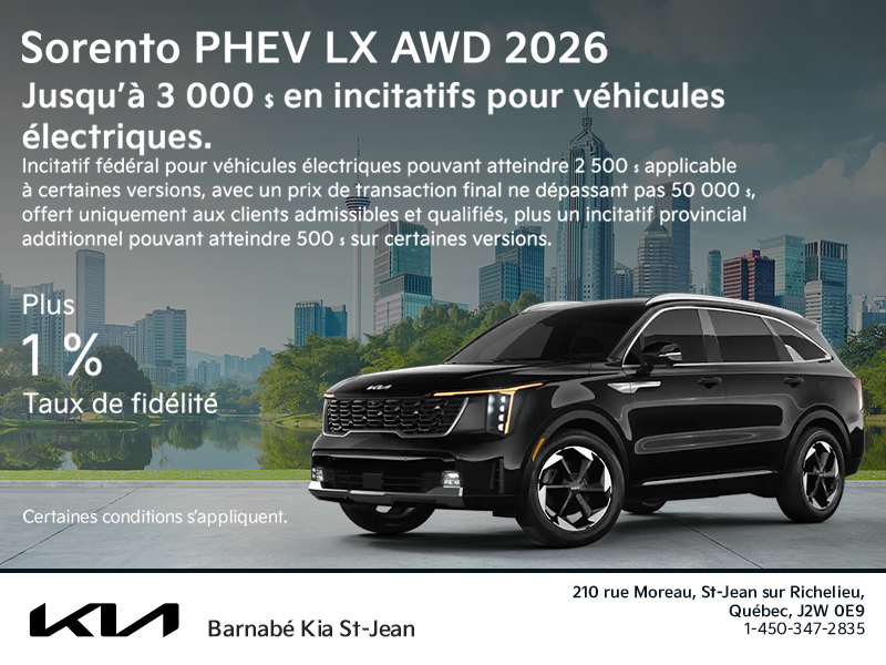 Kia Sorento PHEV 2026