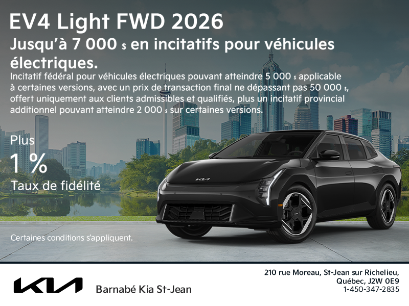 La Kia EV4 2026!