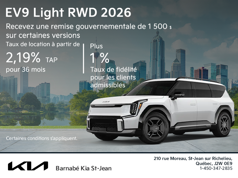 La Kia EV9 2026!