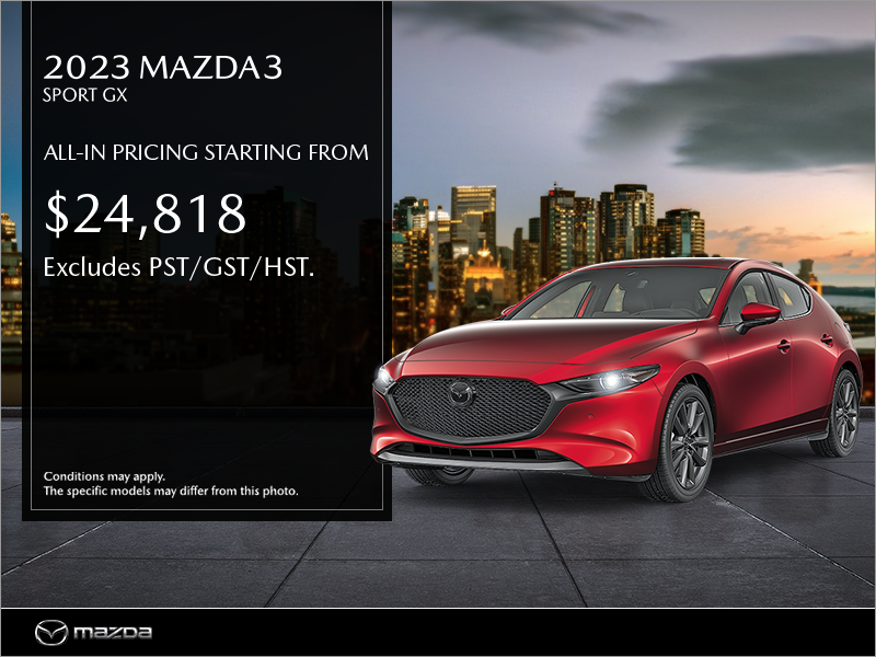  Truro Mazda |  ¡Consigue el Mazda3 Sport 2023 hoy!